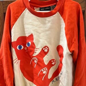 Mini Rodini Baby Cat Sweatshirt 7-9